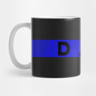 Thin Blue Line Dad Mug